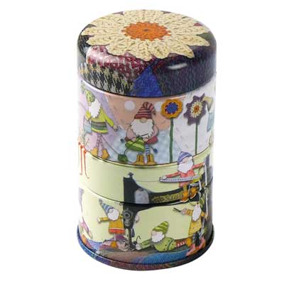 Crafting Gnomes Mini Stacking Tins T282 - Click Image to Close