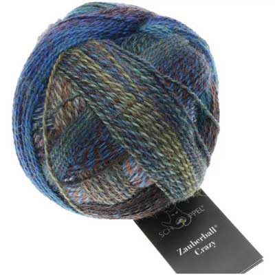 Crazy Zauberball 4ply 100gms 2623 Early Bird