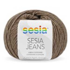 Sesia Jeans 4ply 50gms 2516 Brown Melange