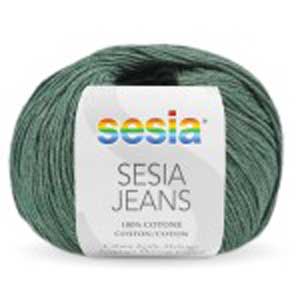 Sesia Jeans 4ply 50gms 0227 Pine Green Melange