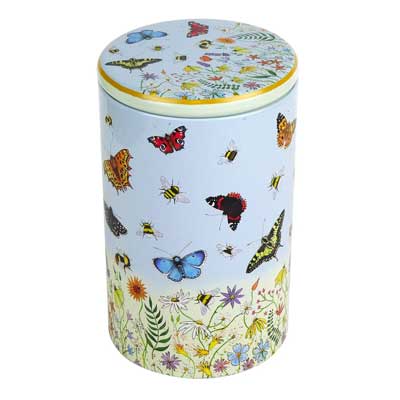 Butterflies Tall Round Caddy T192