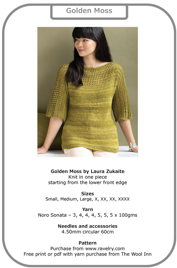 Golden Moss Sweater - Click Image to Close