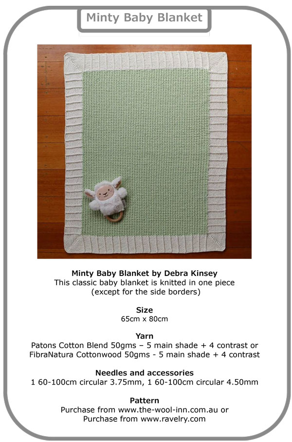 Minty Baby Blanket