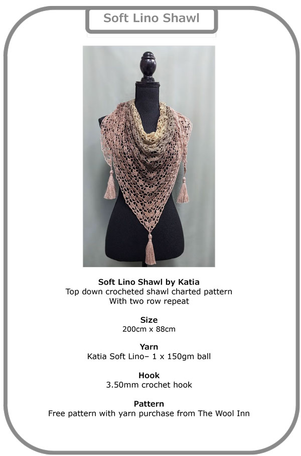 Soft Lino Shawl - Click Image to Close